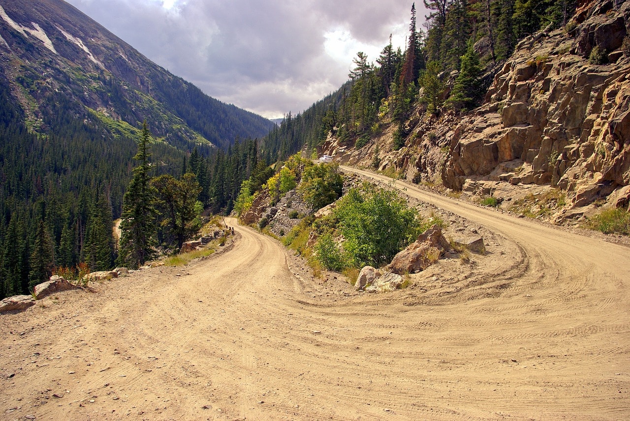 Old Fall River Road in Rocky Mountain National Park