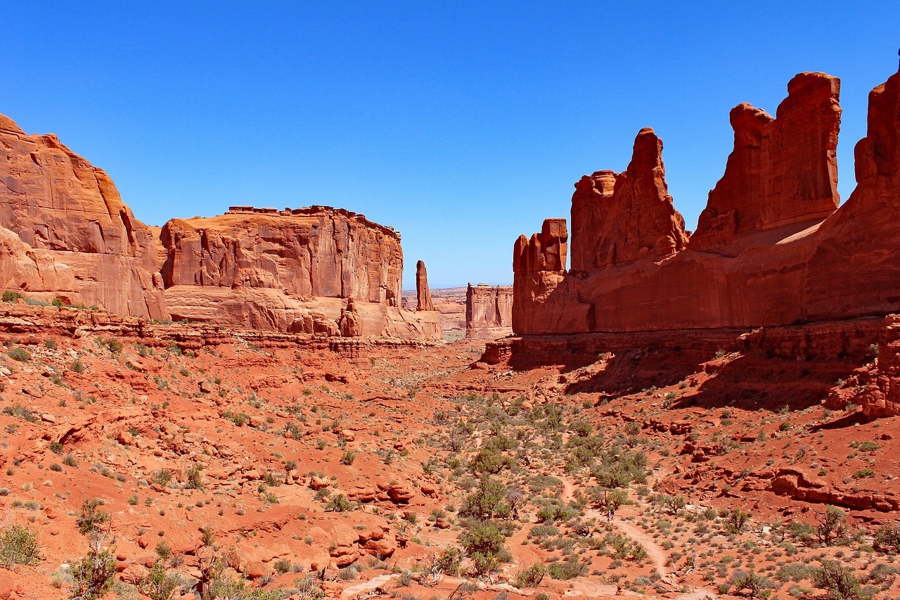 Park Avenue Trail in Arches National Park