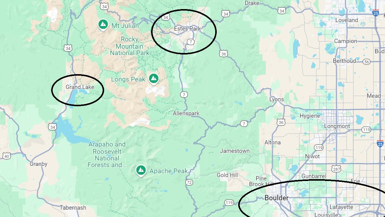 Where to stay in Rocky Mountain National Park?