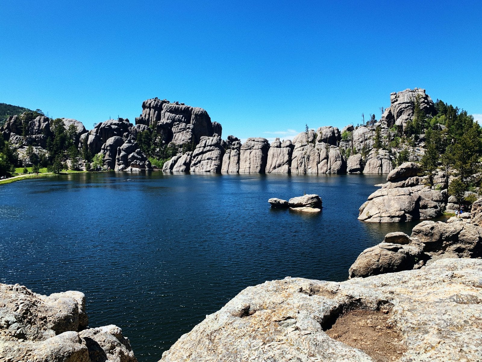 Sylvan Lake in Custer State Park in the Black Hills