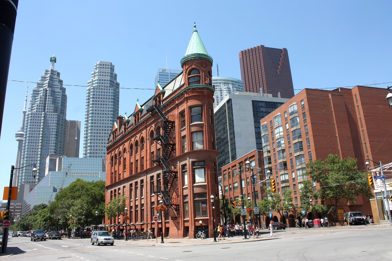 Gooderham Building in Old Toronto