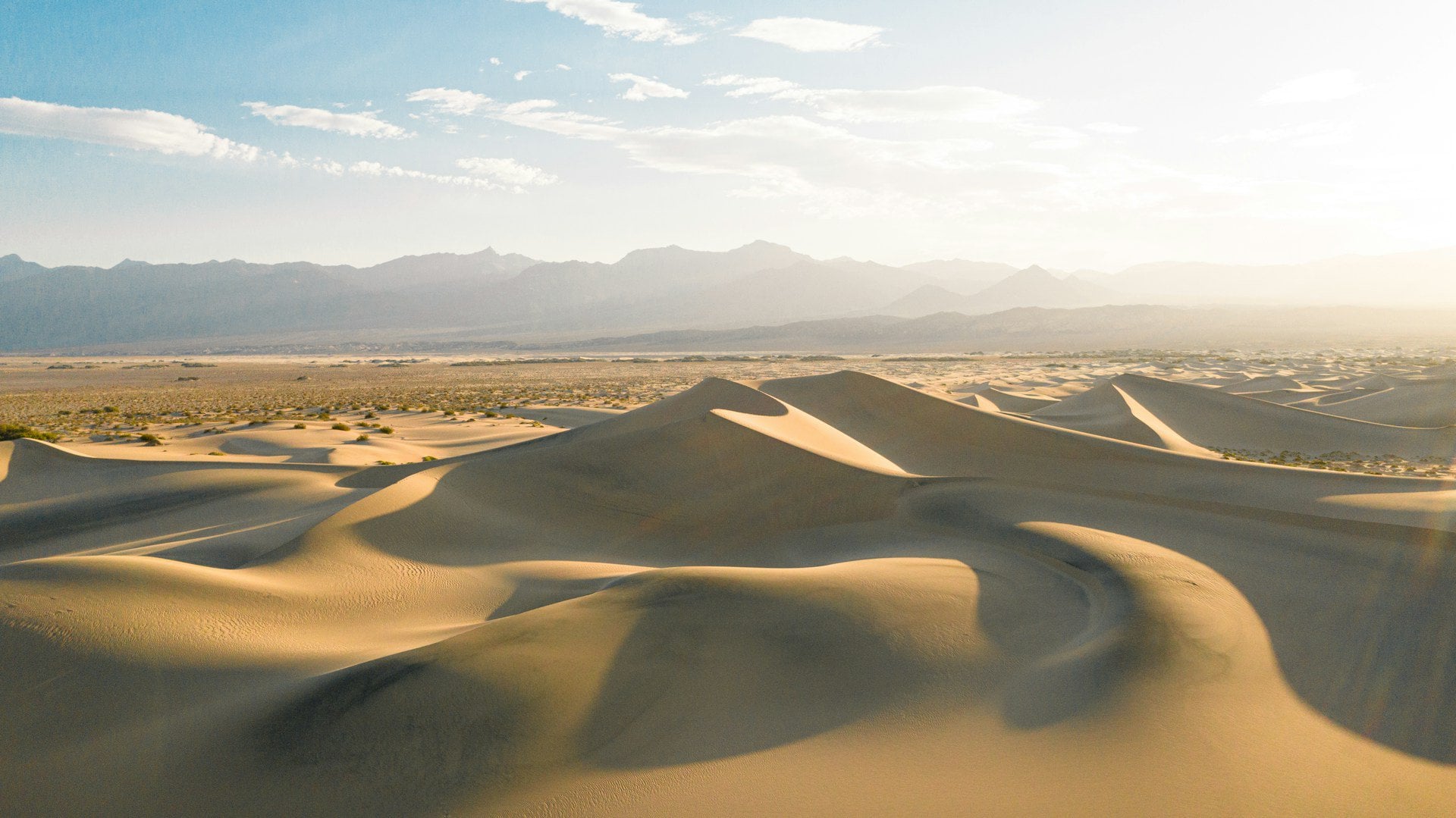 Mosquito Flat Sand Dunes in Death Valley National Park