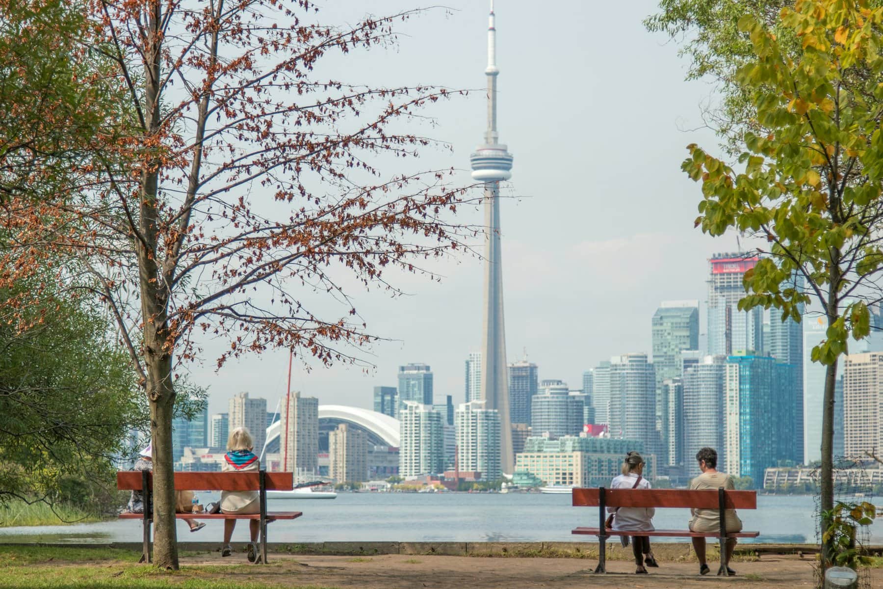 Harbourfront view from Toronto Islands