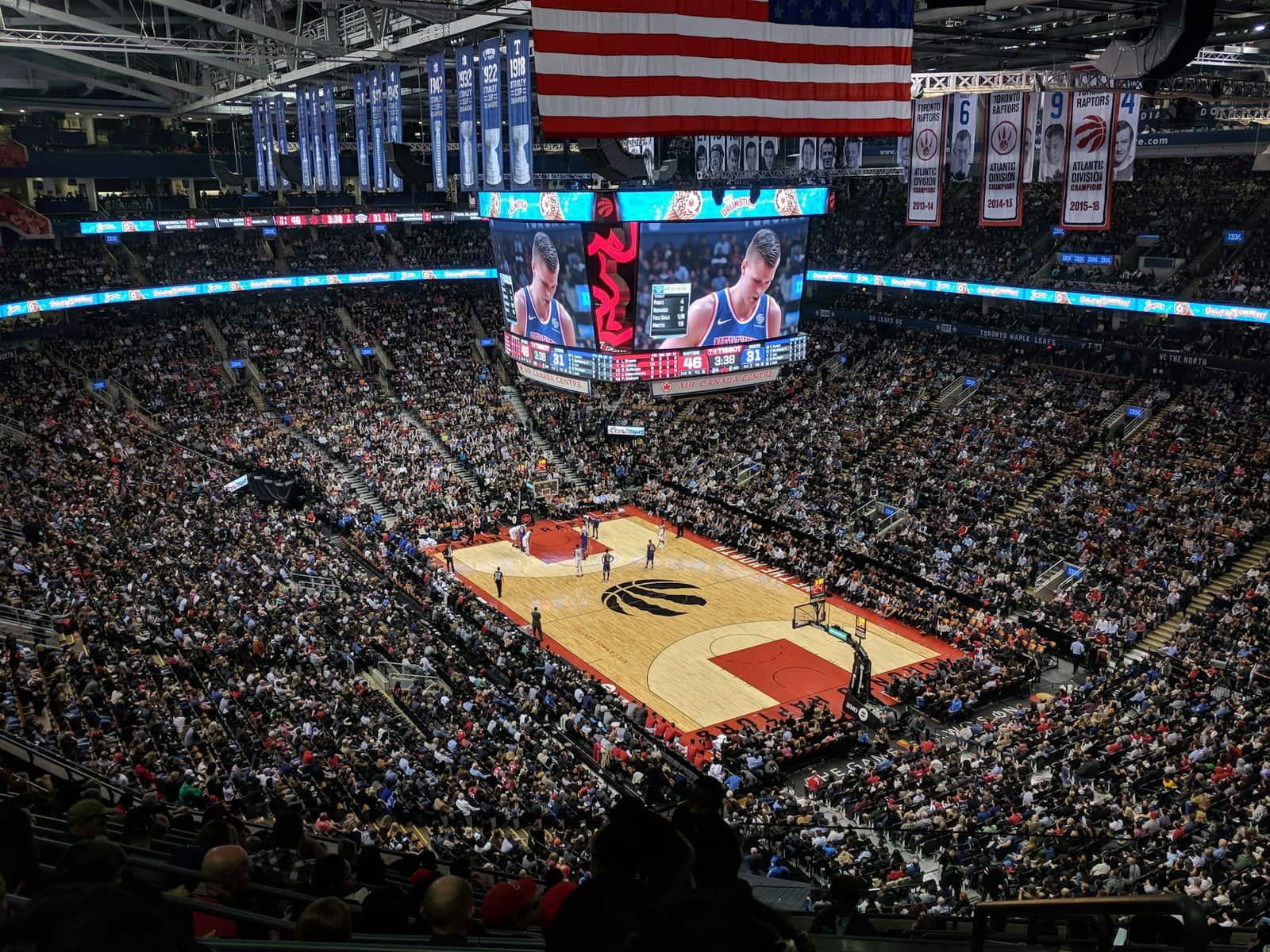 Toronto Raptors game at the Scotiabank Arena