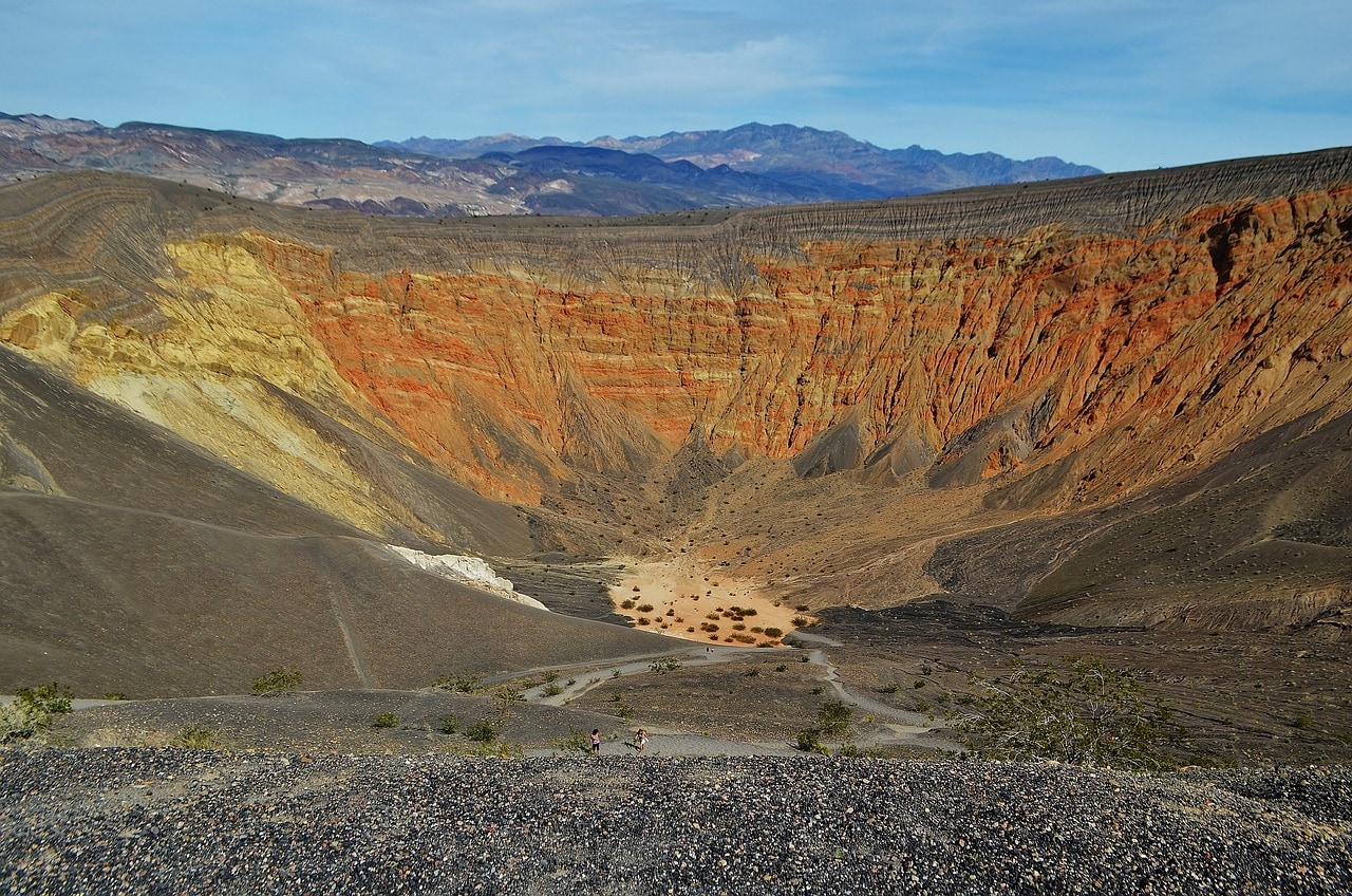Ubehebe Crater in Northern Death Valley