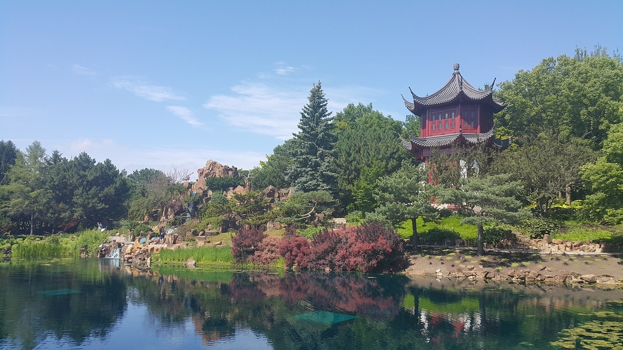 The Chinese Garden at the Montreal Botanical Gardens