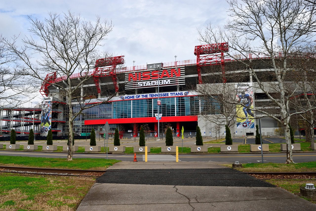 Nissan Stadium in Nashville, Home of the Titans