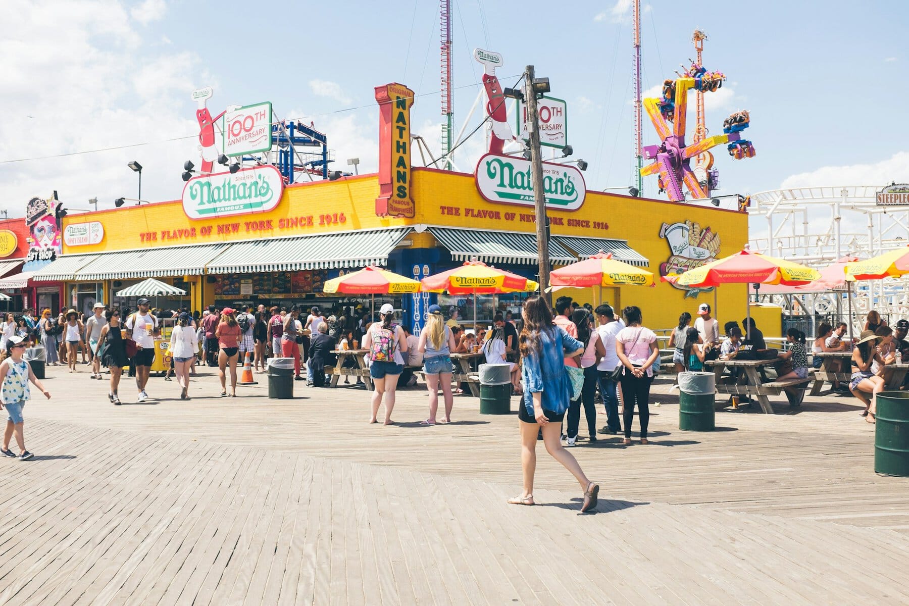 Nathan's Original Restaurant in Coney Island