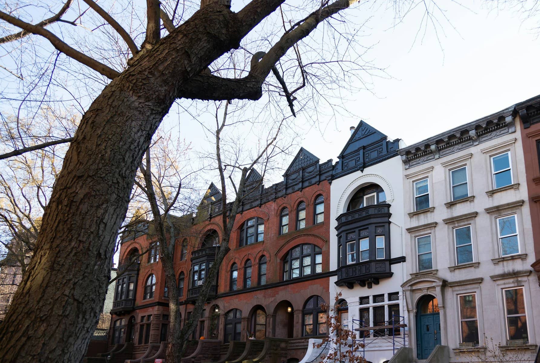 Park Slope neighborhood houses in Brooklyn