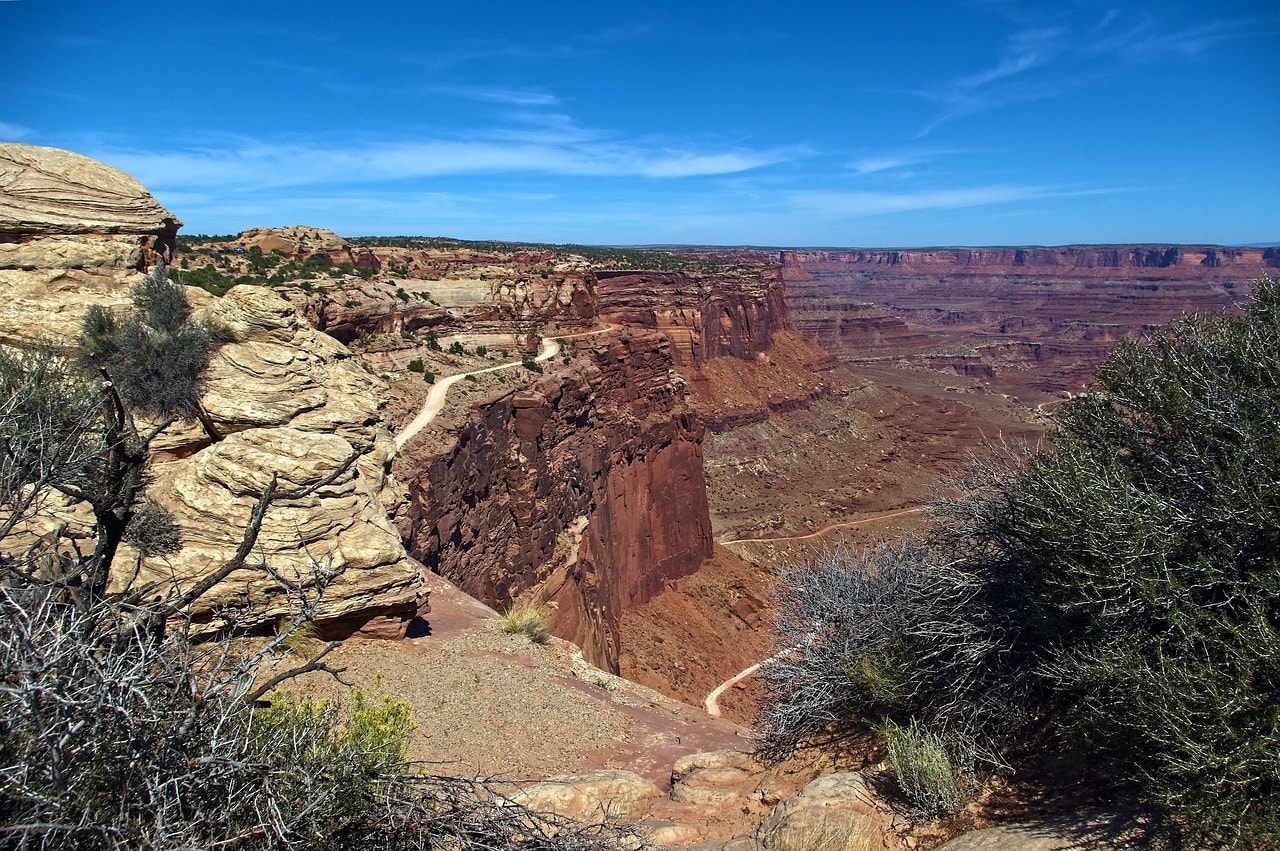 Shafer Canyon in Canyonlands National Park