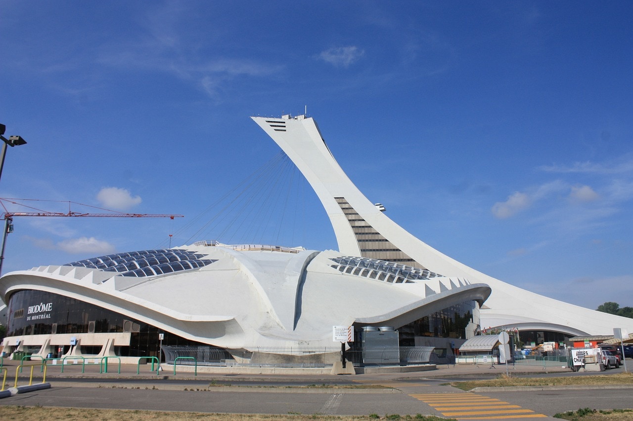 The Olympic Stadium in Montréal and the Montréal Tower