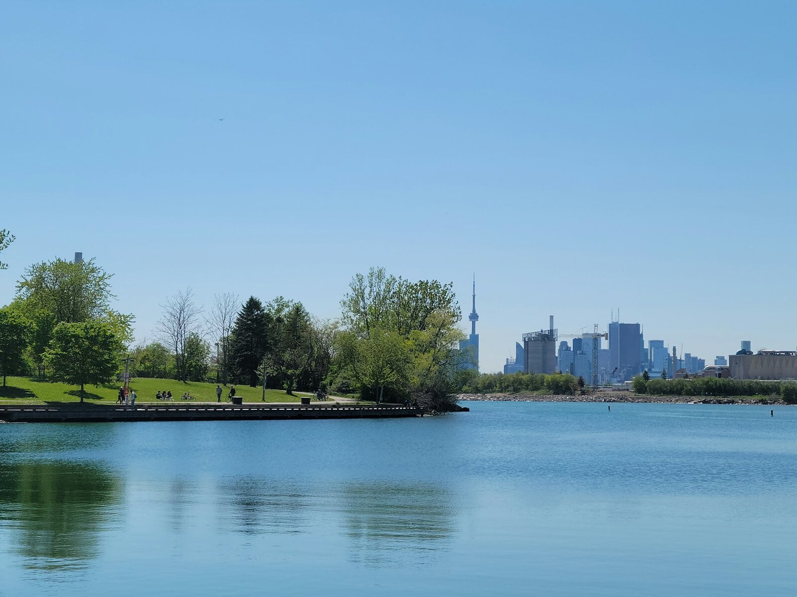 Lake Ontario in the Beaches neighborhood of Toronto