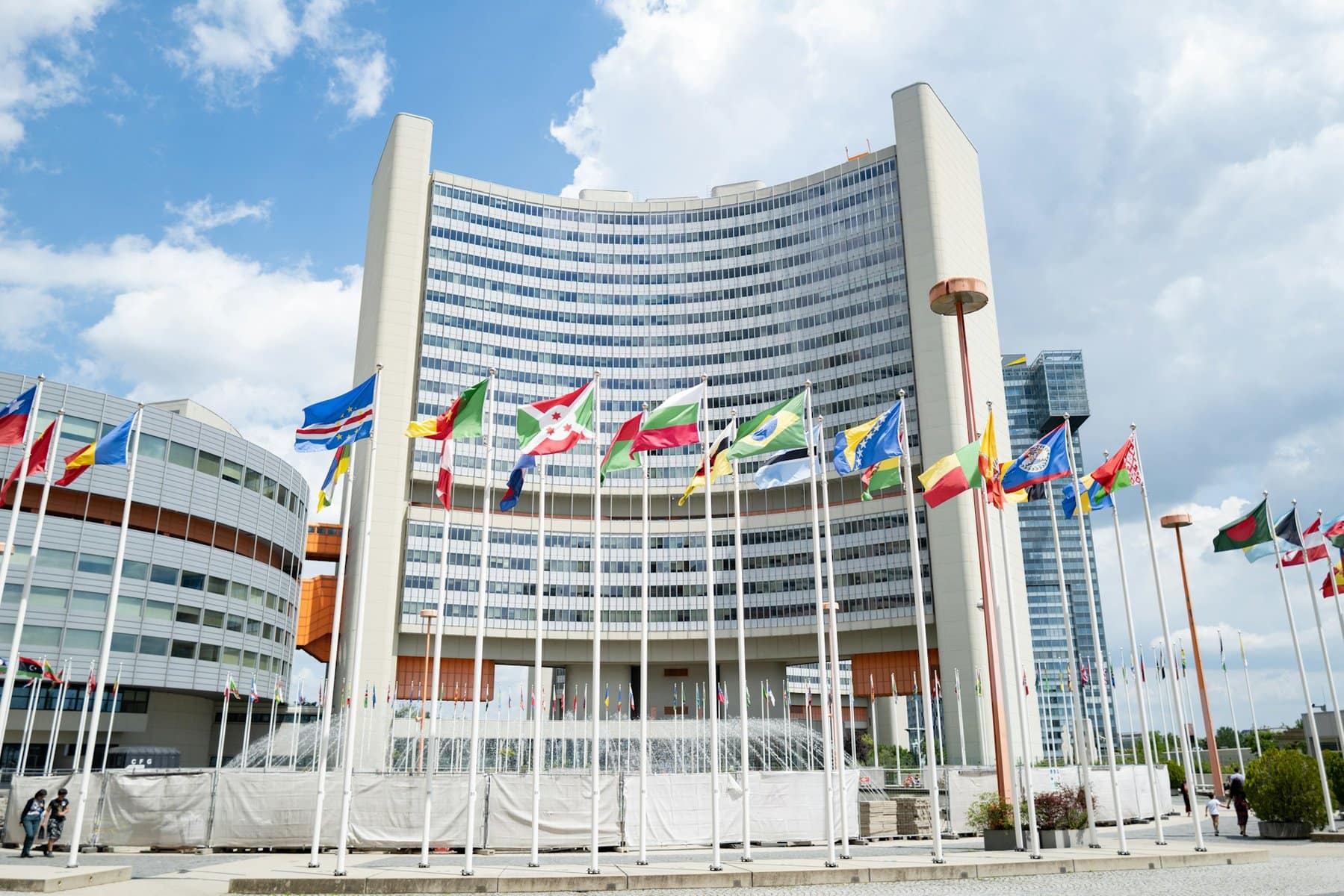 The UN building in New York