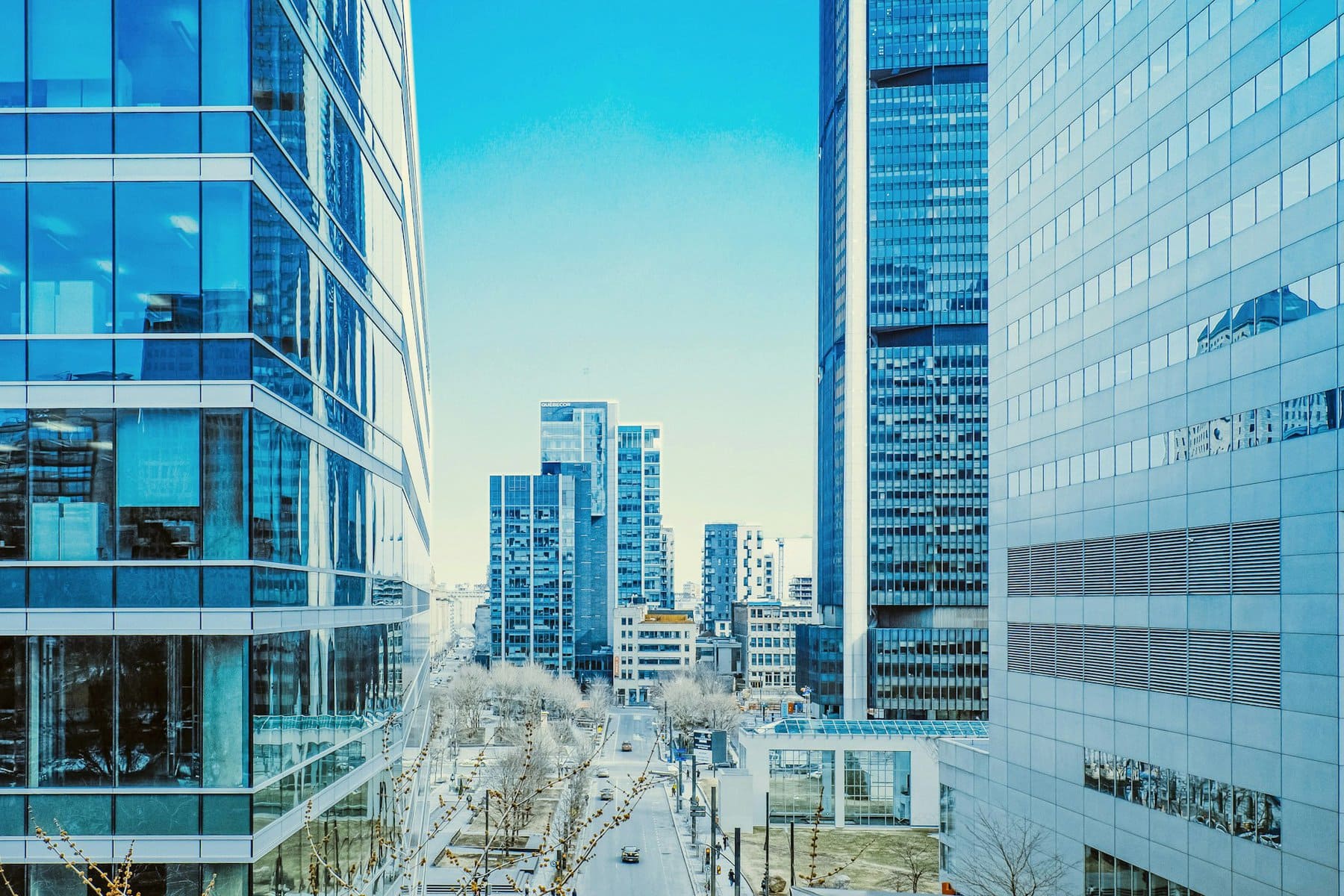 Victoria Square in downtown Montréal