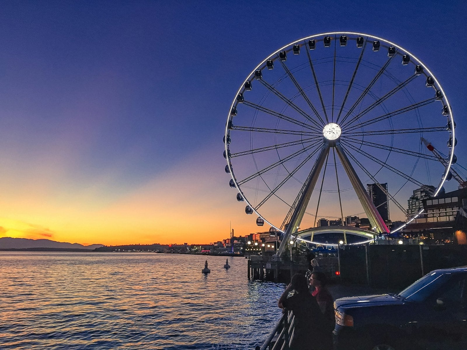 The Ferris wheel on Seattle's waterfront