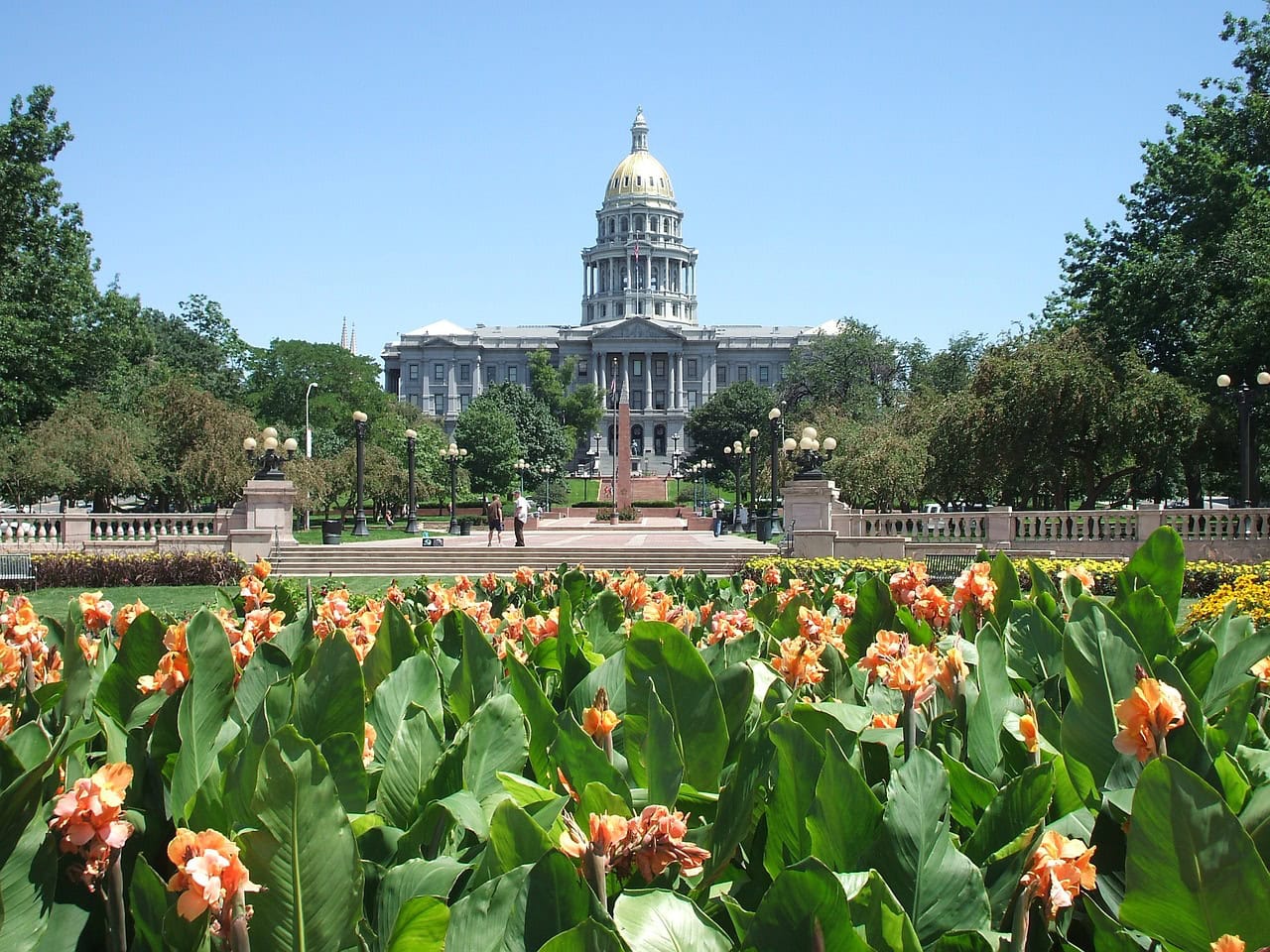 The Colorado State Capitol in Denver