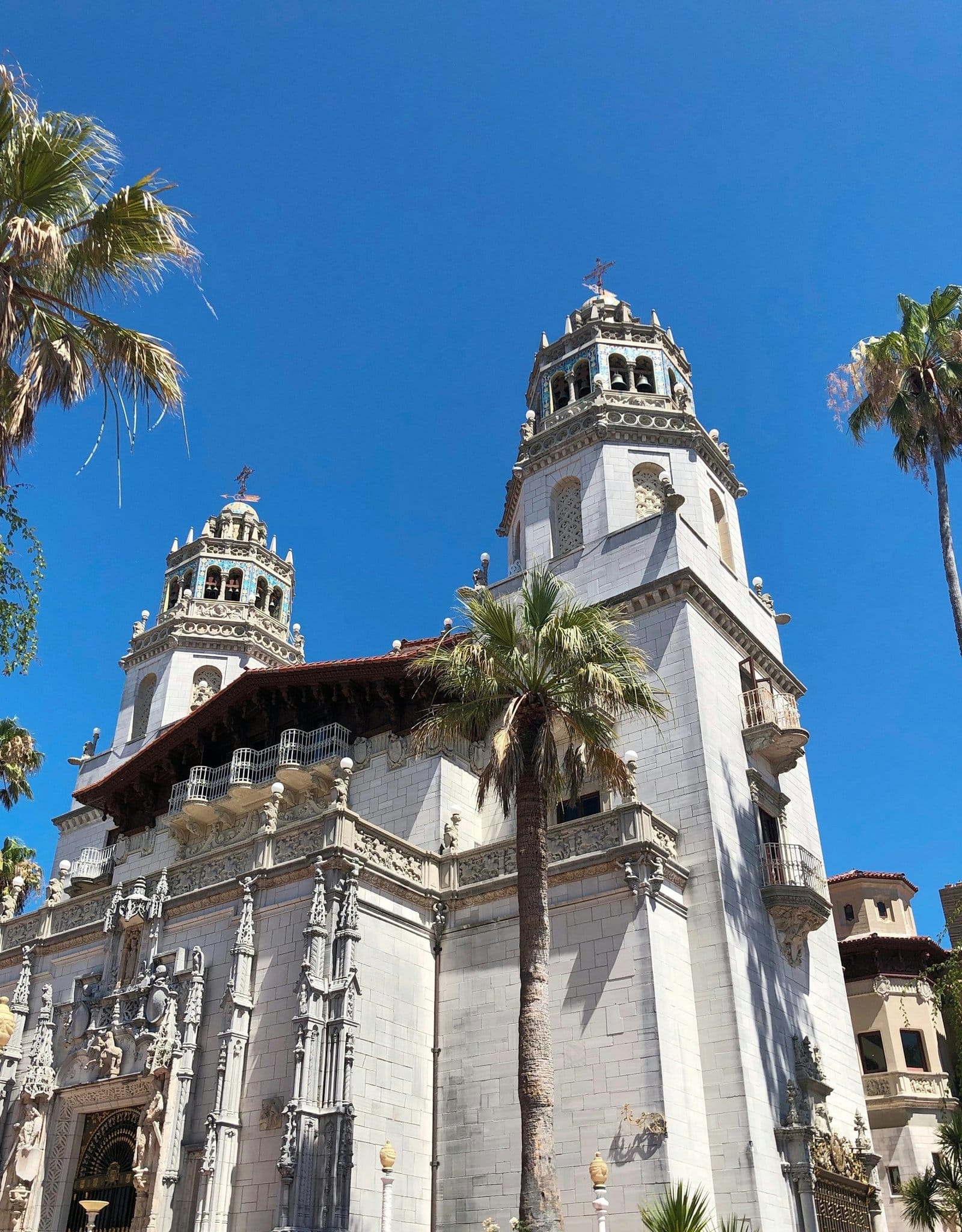 Hearst Castle Towers in California