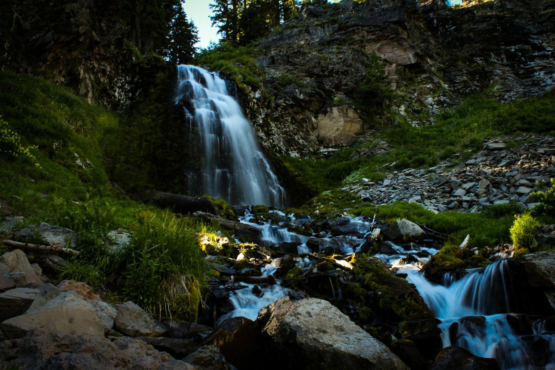 Plaikni Falls at Crater Lake National Park