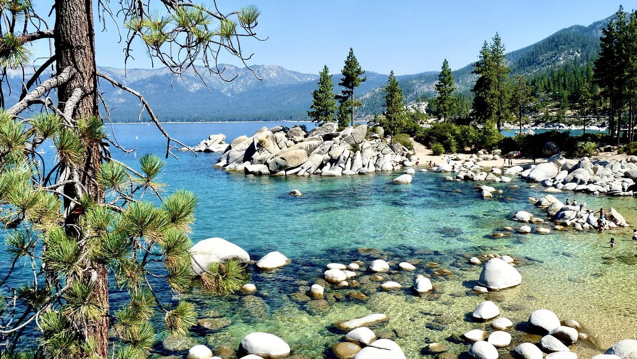 Lake Tahoe in California