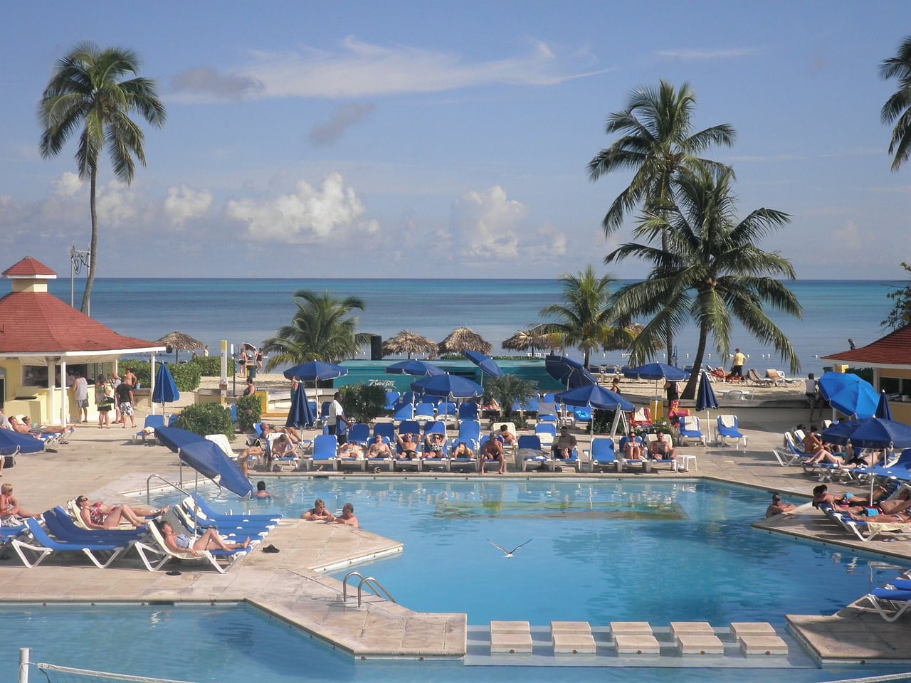 Pool at a resort in the Bahamas