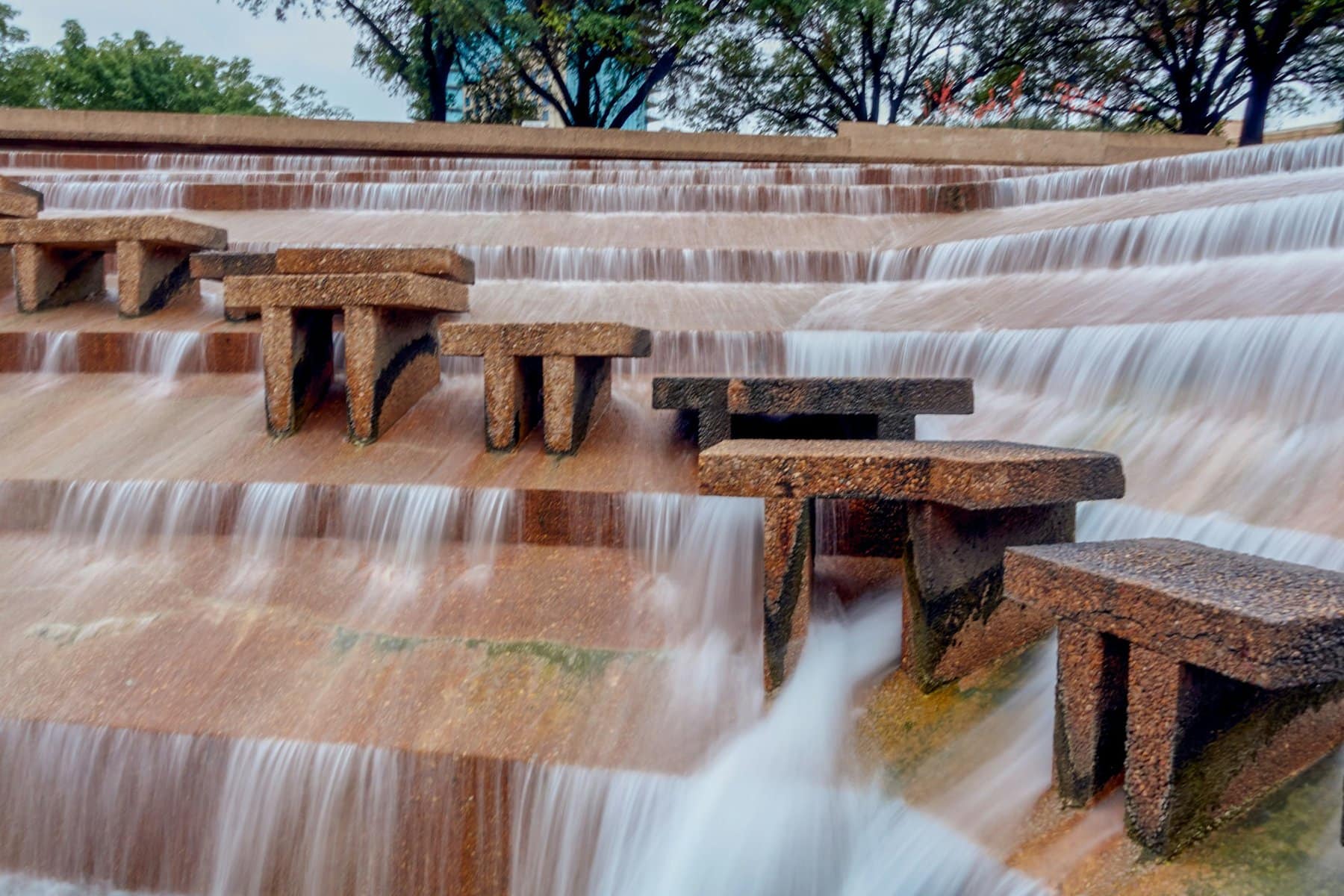The Water Gardens in Fort Worth