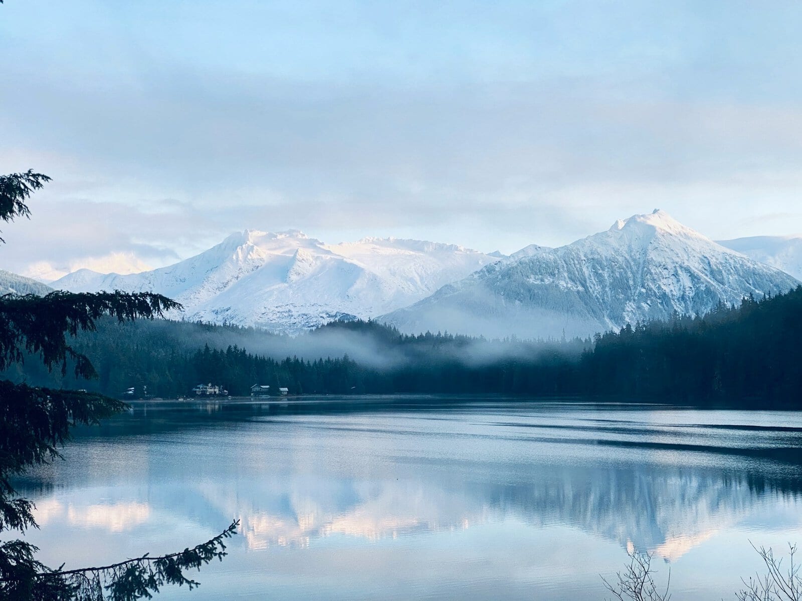 Lake Auke near Juneau in Alaska