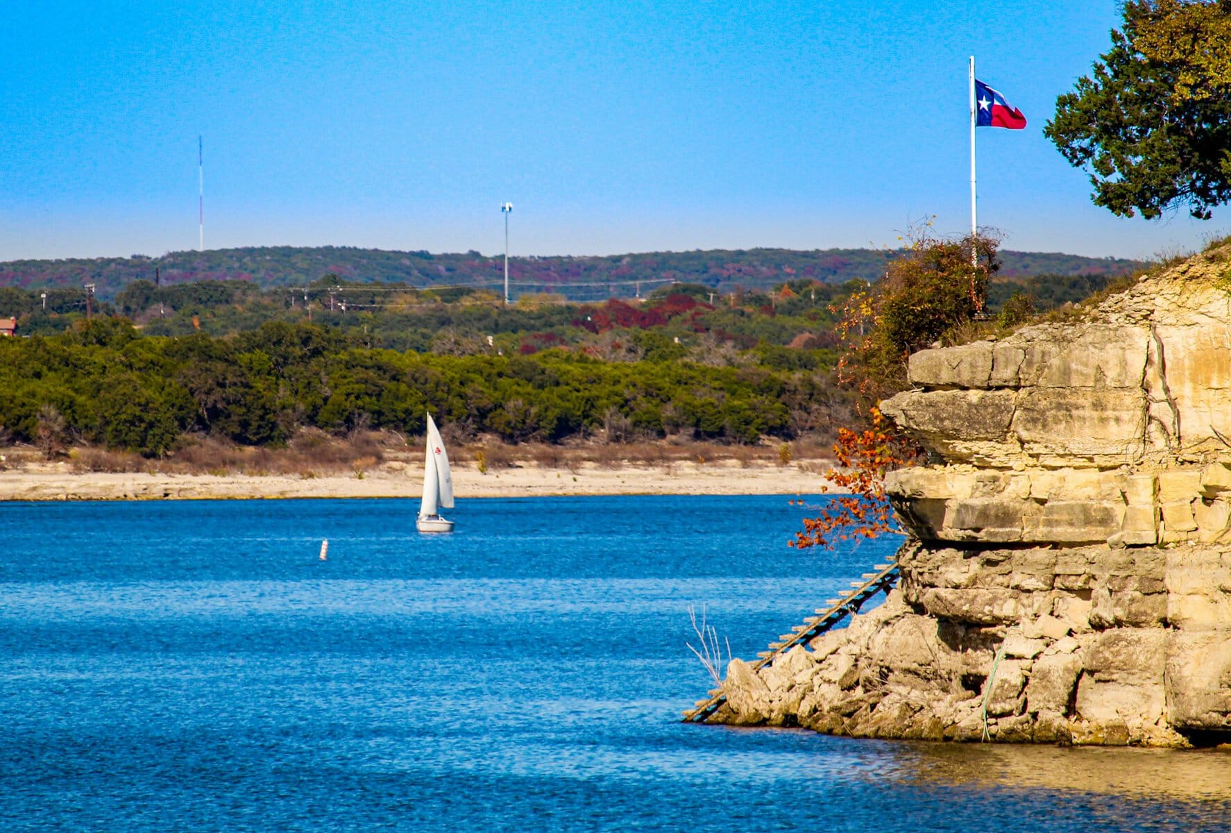 Lake Travis near Austin, Texas