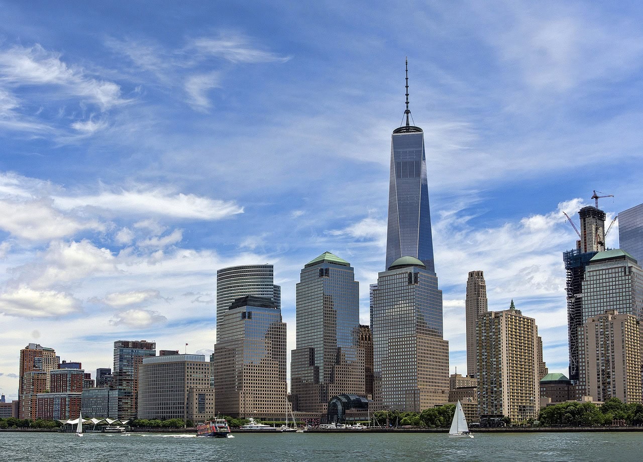 The Freedom Tower in Downtown Manhattan