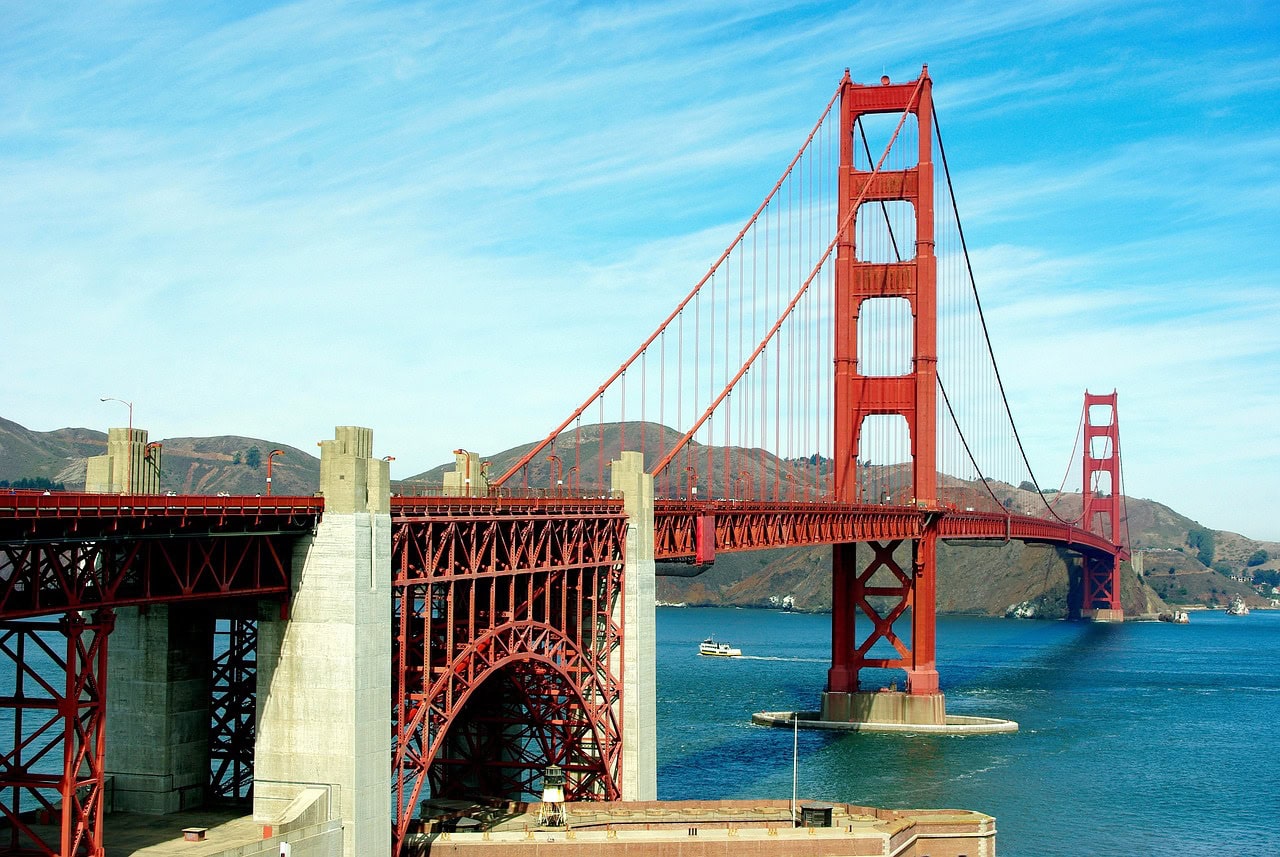 The Golden Gate Bridge in San Francisco