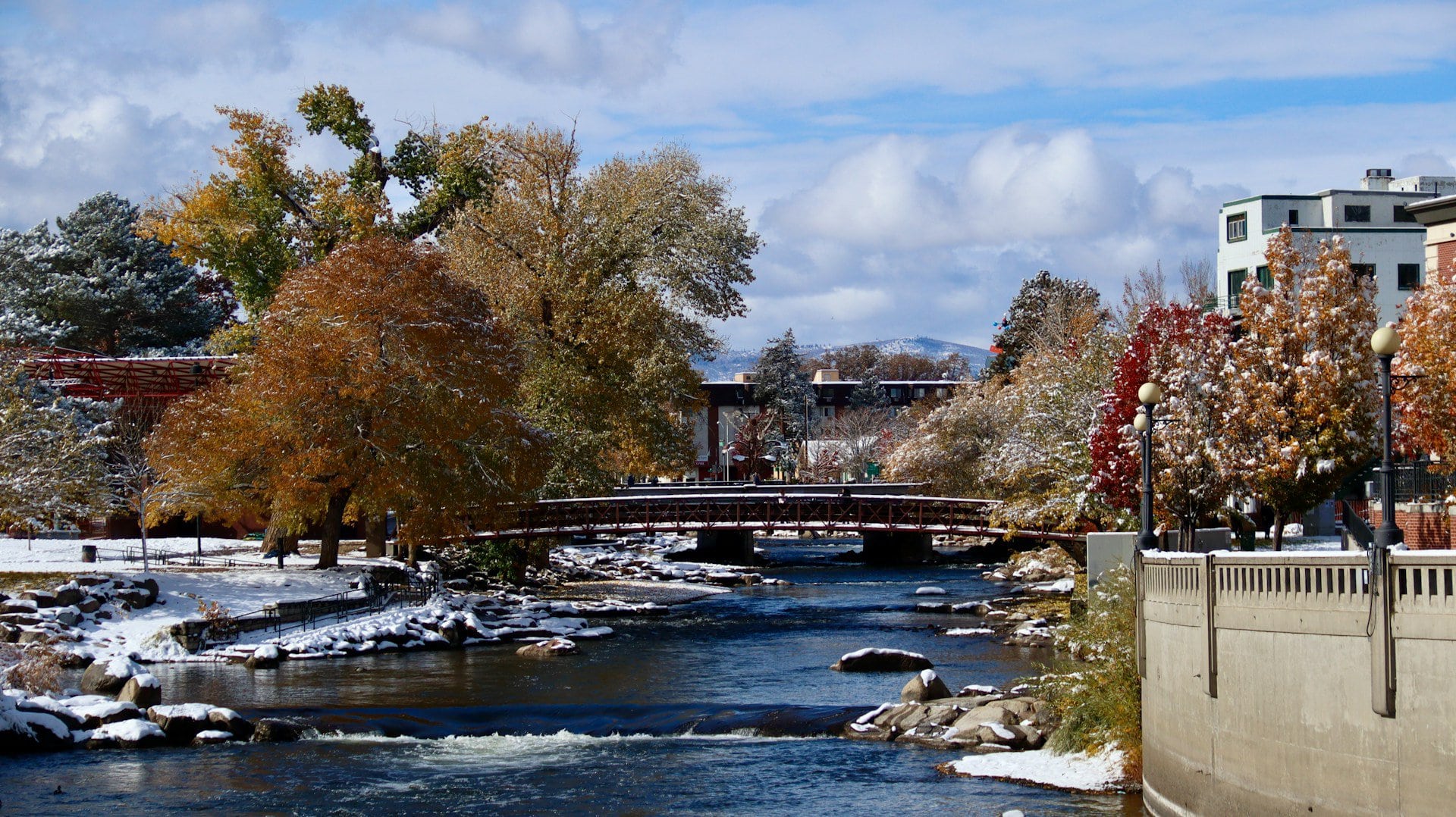 The Truckee River in Reno, Nevada