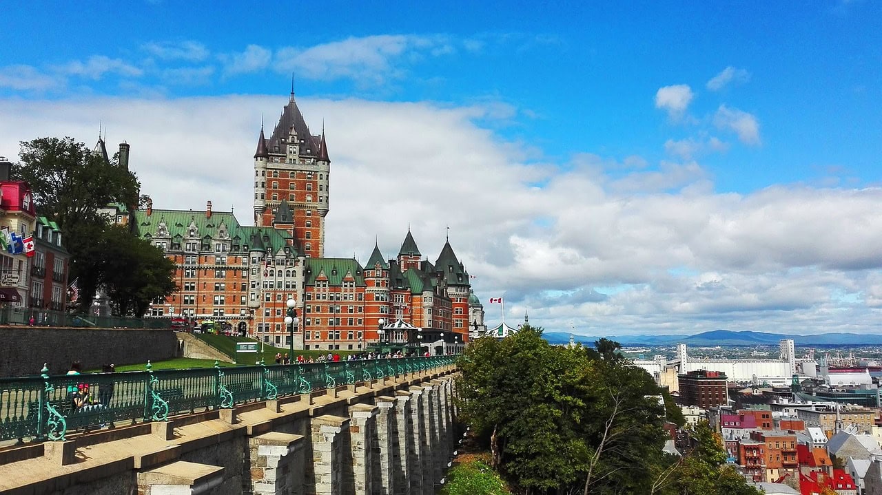 Château Frontenac at Dufferin Terrace