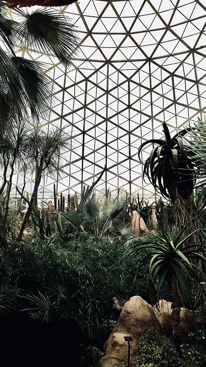 The Domes Botanical Gardens in Mitchell Park, Milwaukee