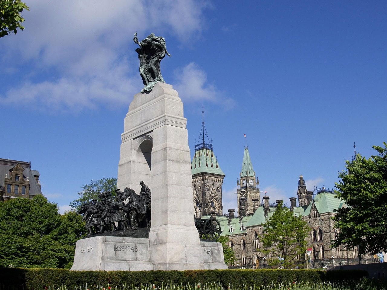 National War Memorial at Confederation Square in Ottawa