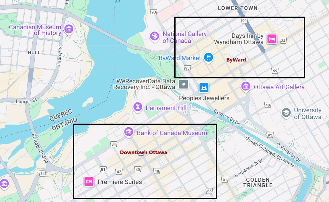 Where to Stay in Ottawa?